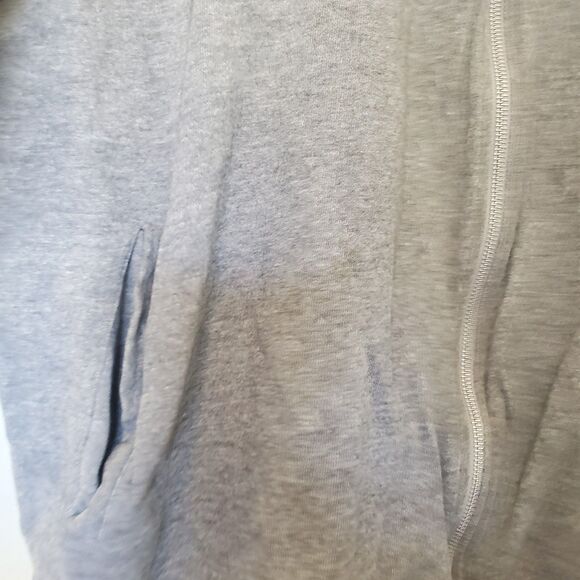 Asos Full Zip Jacket Gray Terry Clothe Lined Men's Size XL With Pockets - Picture 10 of 16